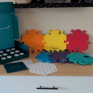 FluentPet Talking Dog Button Set with Colorful Mats